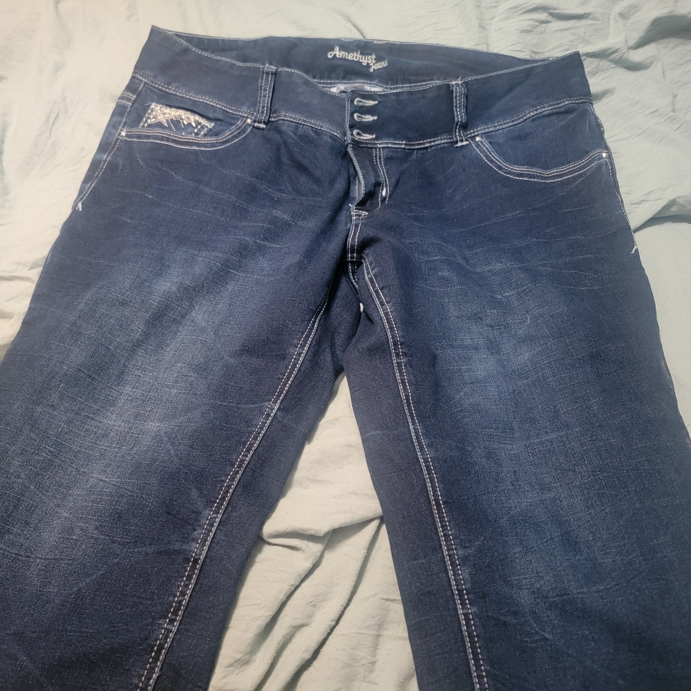 Amethyst Jeans Women's Dark Blue Jeggings